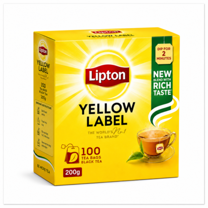 LIPTON TEA YELLOW LABEL 100 BAGS 200 GM