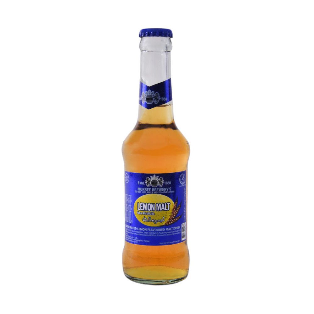 1860236002037_a7caa74b-9507-4d10-9b55-a2e9c6d6ac41.jpg MURREE BREWERY LEMON MALT BOTTLE 250 ML - Image 1