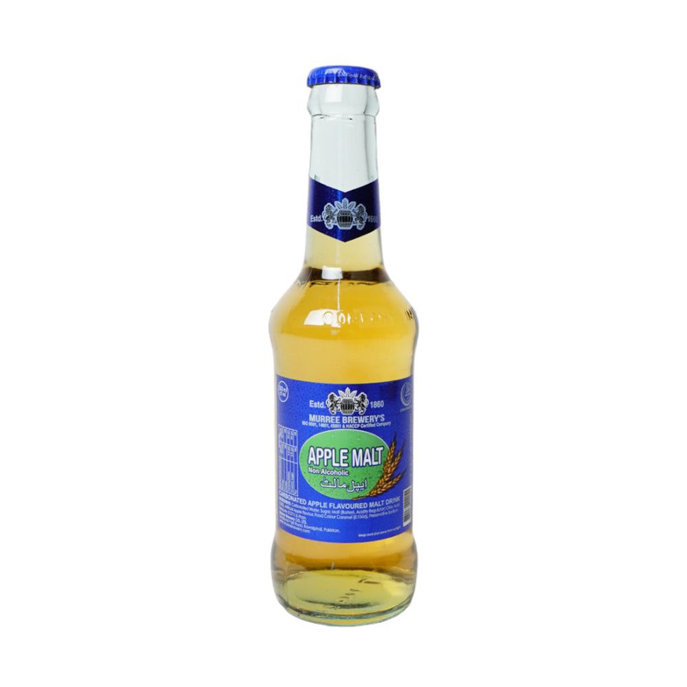 1860236002051_79294730-4c6d-42ad-b39d-f8e0b3e4cc1b.jpg MURREE BREWERY APPLE MALT BOTTLE 250 ML - Image 1