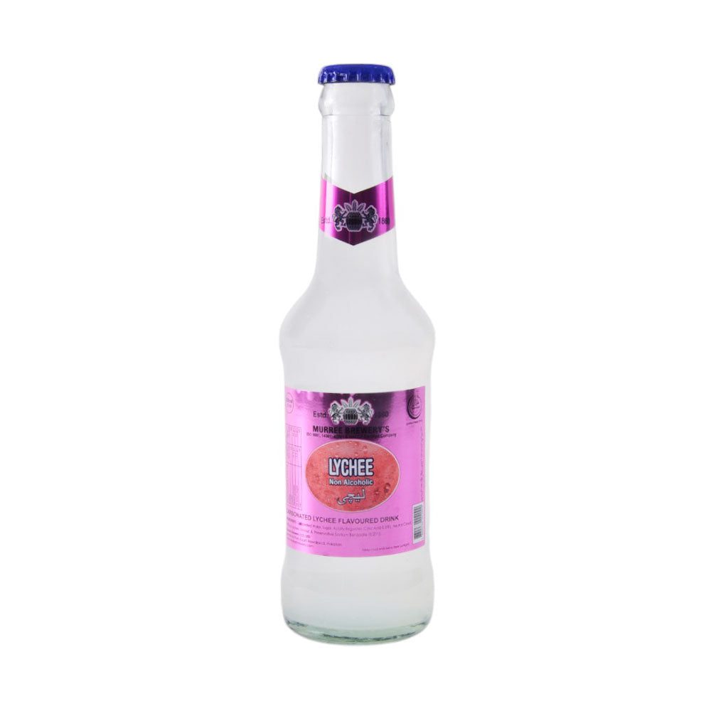 1860236002099_5c67a8dc-b6a6-4333-bf86-d68ce845d1a3.jpg MURREE BREWERY LYCHEE DRINK BOTTLE 250 ML - Image 1