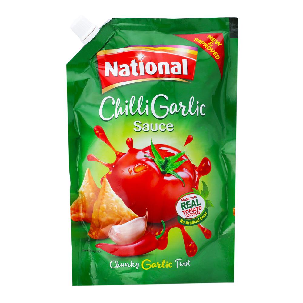 620514008981.jpg NATIONAL SAUCE CHILLI GARLIC POUCH 800 GM - Image 1