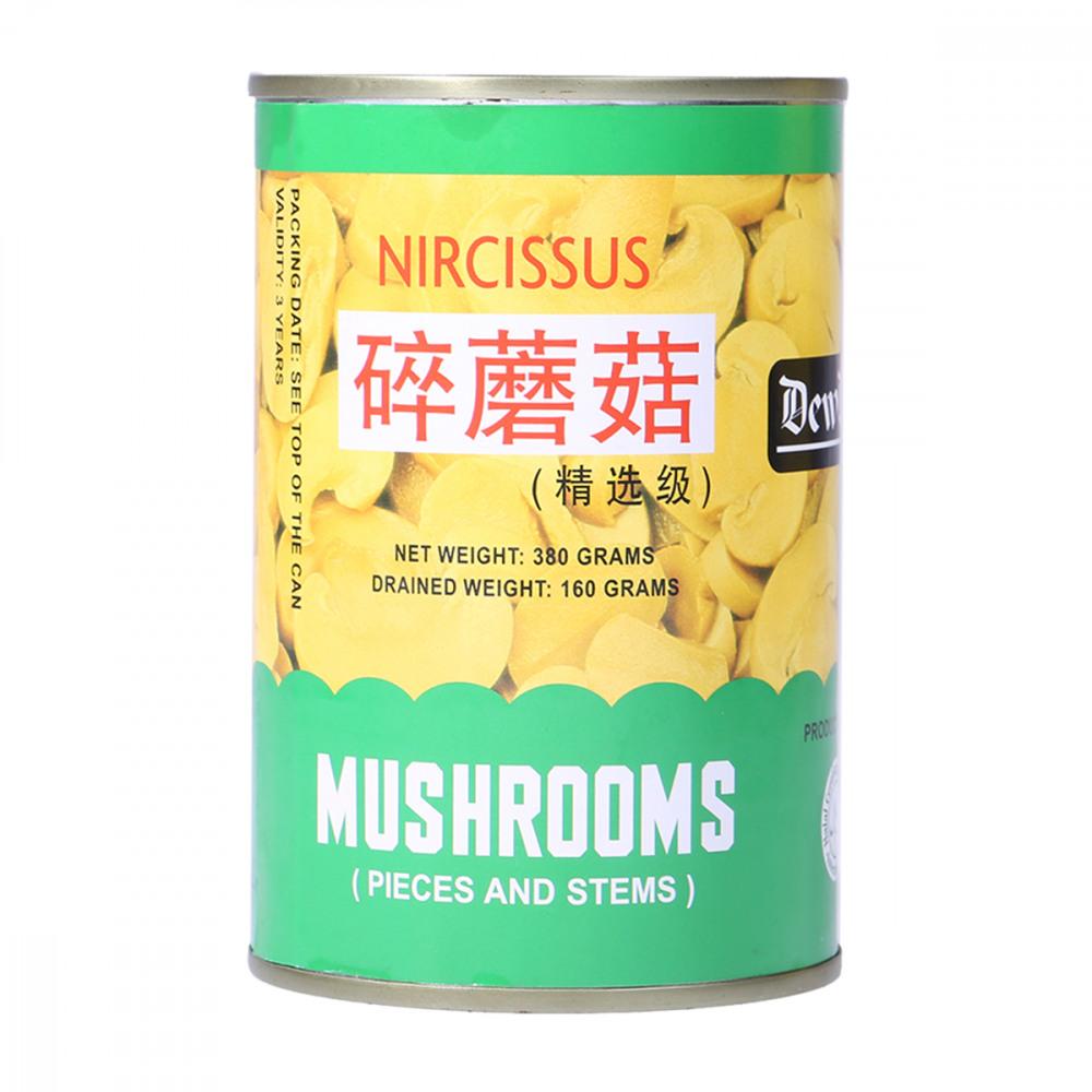 6954111254019.jpg DEW DROP MUSHROOMS PIECES AND STEMS 350 GM - Image 1