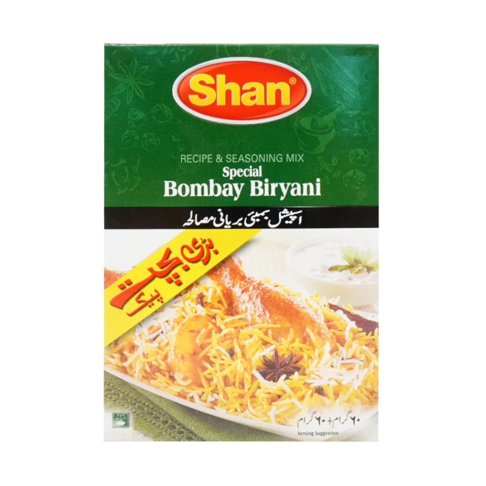 788821001252_1_14b3ef35-0a2f-4be3-92c5-29180e3f7560 SHAN BOMBAY BIRYANI MASALA ECONOMY PACK 120 GM - Image 1