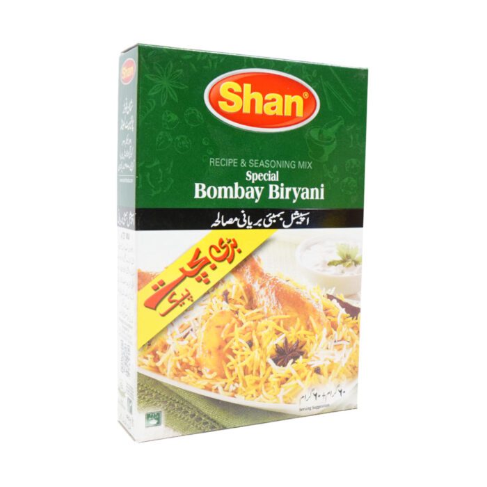 SHAN BOMBAY BIRYANI MASALA ECONOMY PACK 120 GM - Image 2