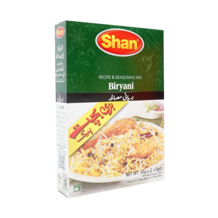 SHAN BIRYANI MASALA ECONOMY PACK 90 GM - Image 2