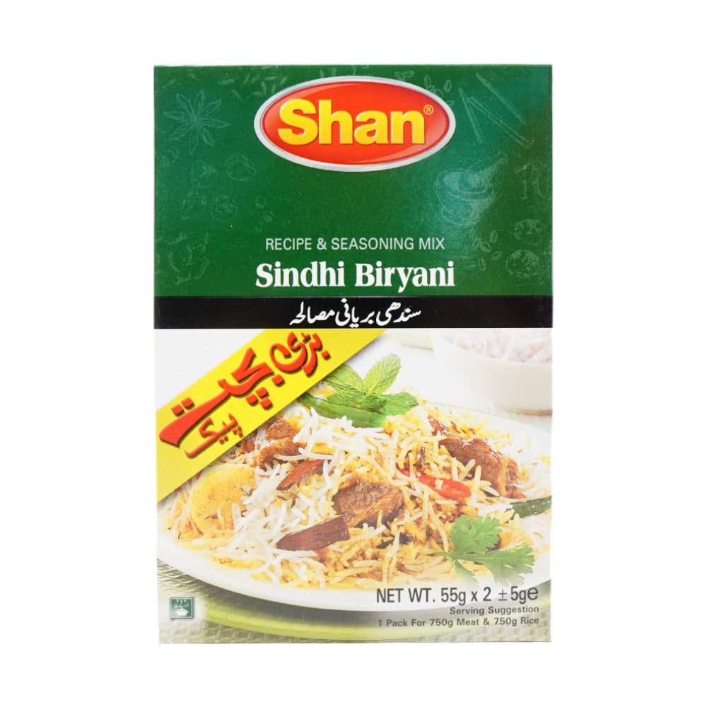 788821002099_1.jpg SHAN SINDHI BIRYANI MASALA ECONOMY PACK 110 GM - Image 1