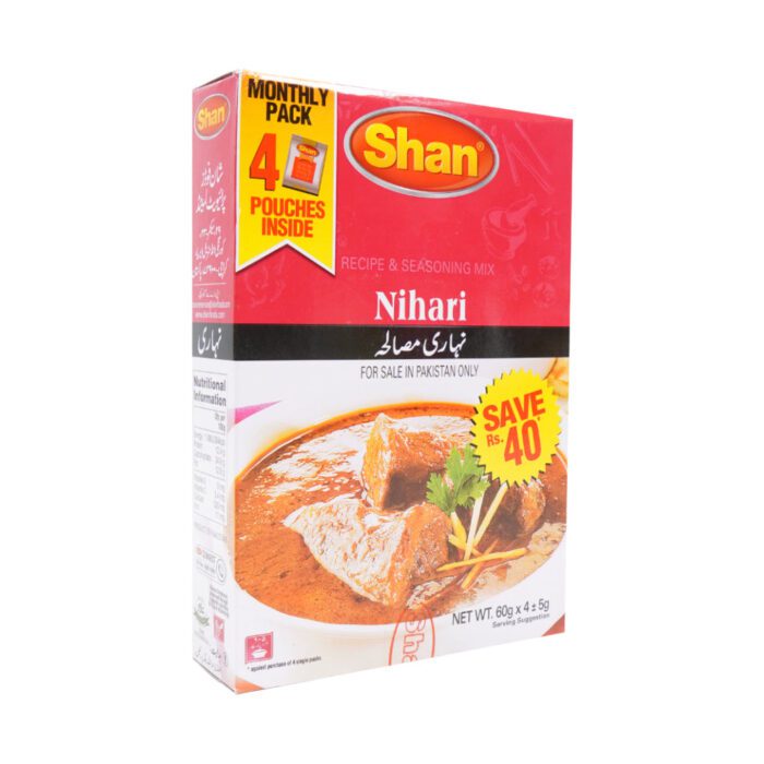 SHAN NIHARI MASALA MONTHLY PACK 4X60 GM - Image 2