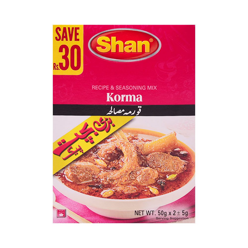 788821021991_c0c9e0d7-58cc-4851-be23-bec05f0abaaa-1.jpg SHAN KORMA MASALA 100 GM EID CP - Image 1