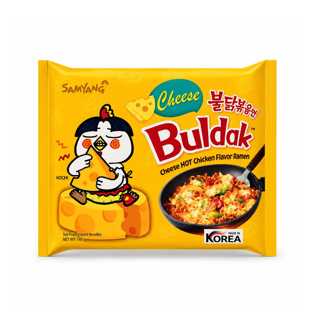 8801073113312_c59a4527-2725-4e11-a22a-1dd19ac4b11e.jpg SAMYANG NOODLE CHEESE HOT CHICKEN FLAVOR RAMEN 140 GM - Image 1
