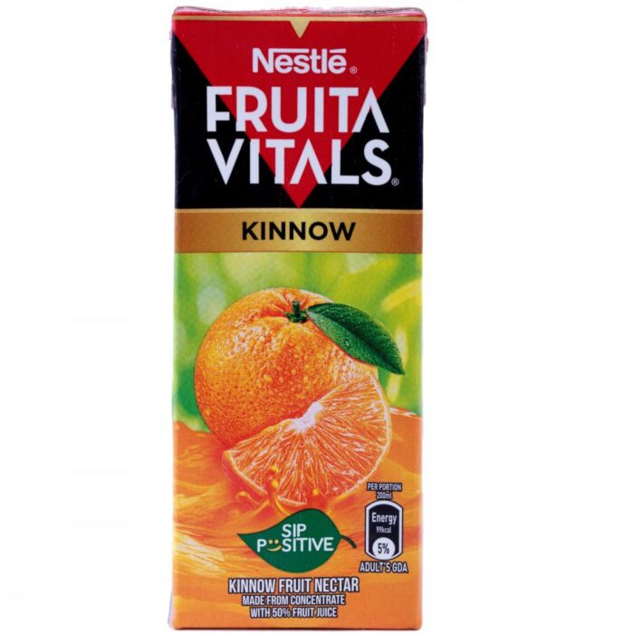 NESTLE JUICE FRUITA VITALS KINNOW NECTAR 200 ML-CARTON - Image 2