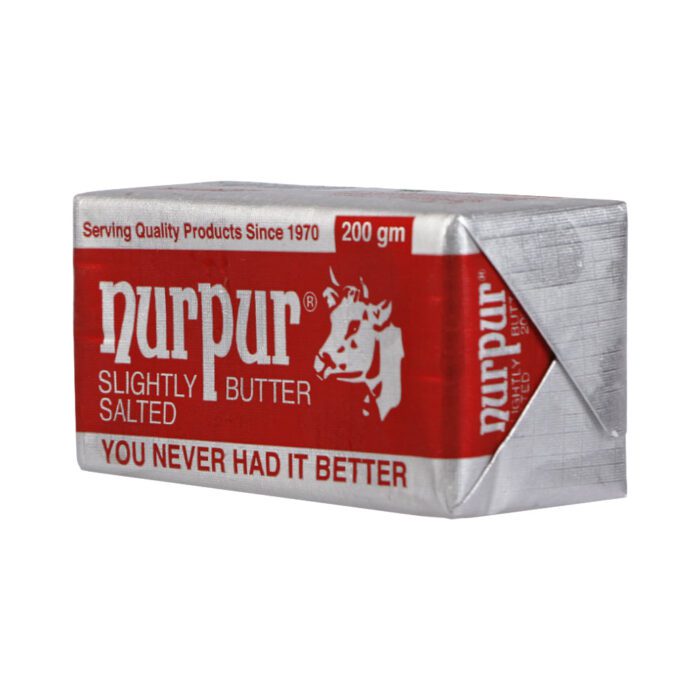 NURPUR BUTTER SLIGHTLY SALTED 200GM - Image 2