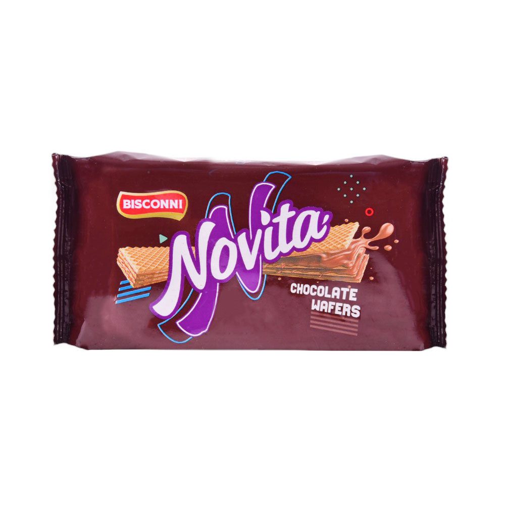8961102505447_044adca0-e42c-4508-a066-3b8e419ac6ef.jpg BISCONNI NOVITA CHOCOLATE WAFERS 40 GM - Image 1