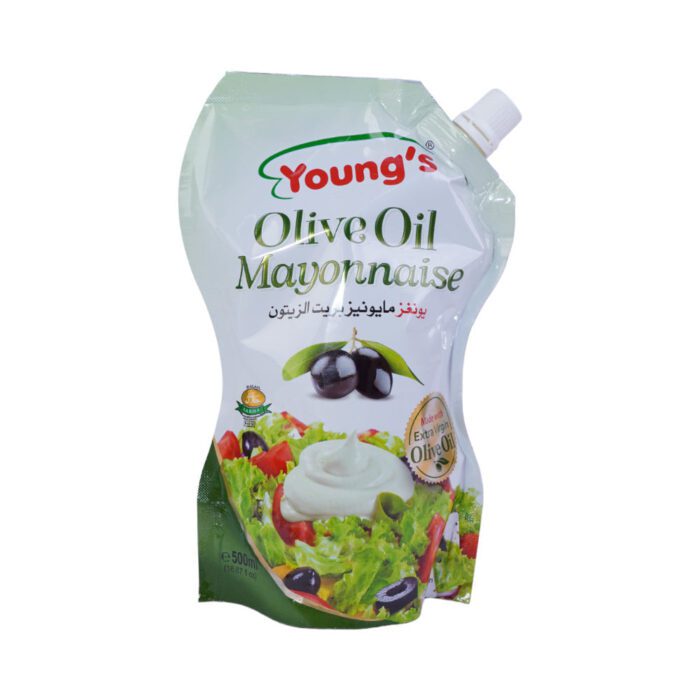 YOUNGS OLIVE OIL MAYONNAISE 500ML - Image 2