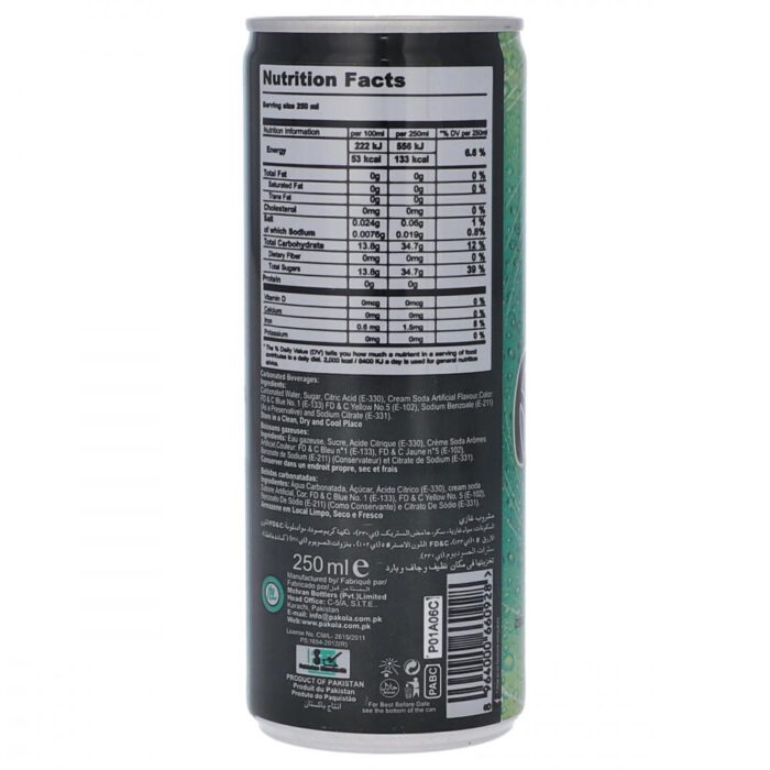 PAKOLA ICE CREAM SODA TIN 250 ML - Image 3