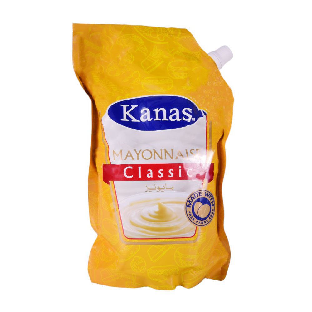 8964002960125_46013fe0-cd48-4397-b509-d3c91f774cfb-1.jpg KANAS CLASSIC MAYONNAISE POUCH 1LTR - Image 1