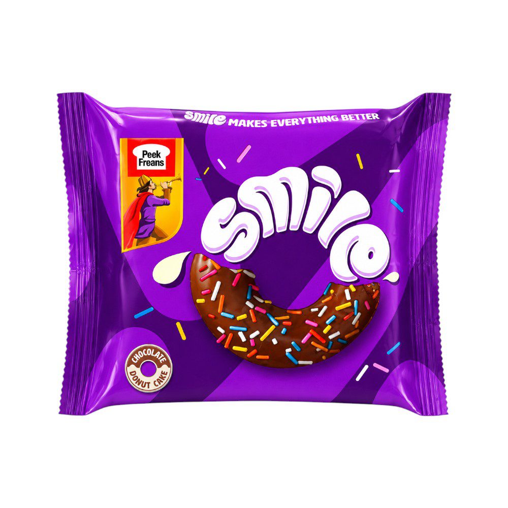 8964004770975.jpg PEEK FREANS SMILE CHOCOLATE DONUT CAKE 39 GM - Image 1
