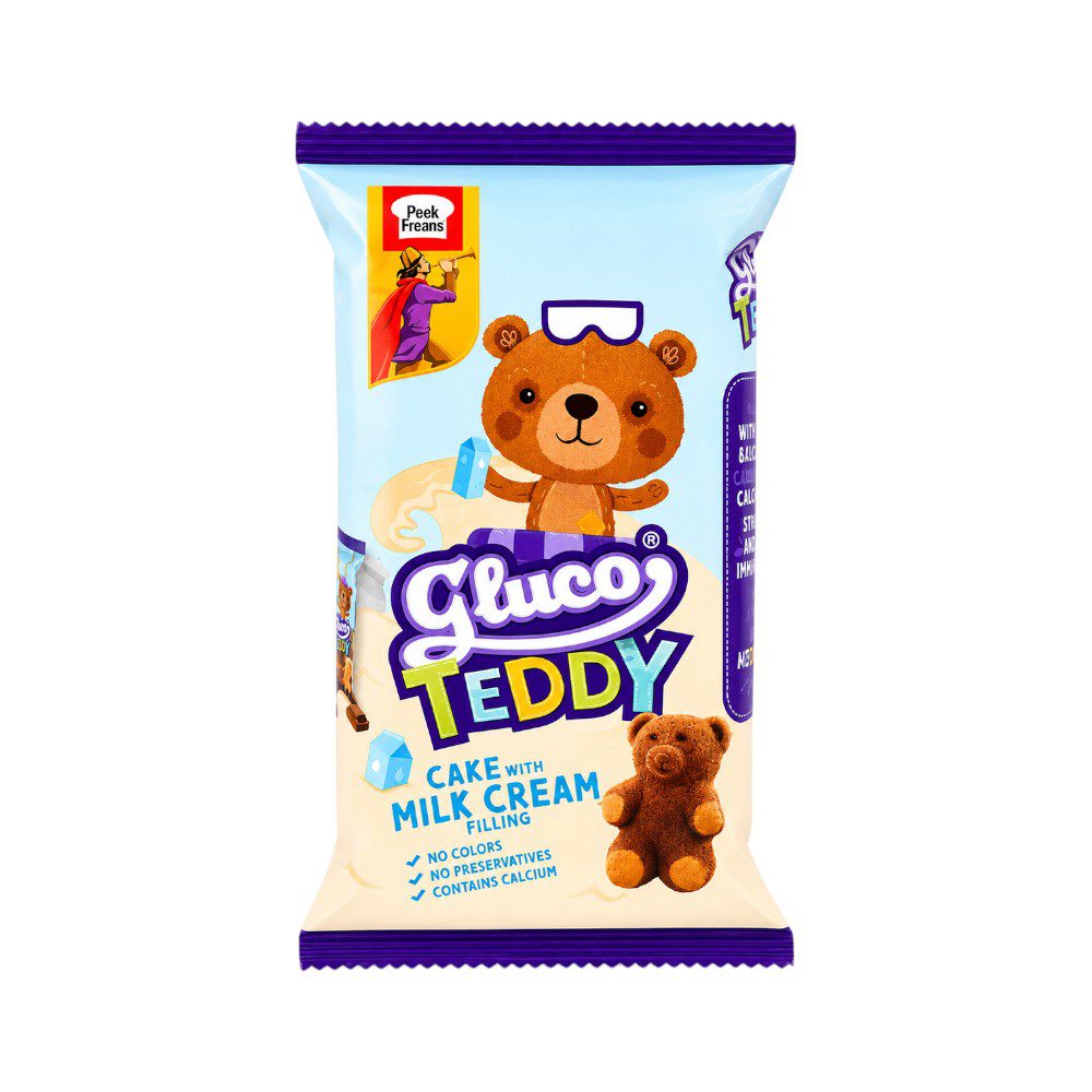 8964004771064.jpg PEEK FREANS GLUCO TEDDY CAKE WITH MILK CREAM 31 GM - Image 1