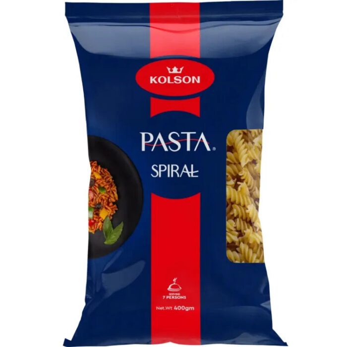 KOLSON MACARONI SPIRAL 400 GM - Image 2