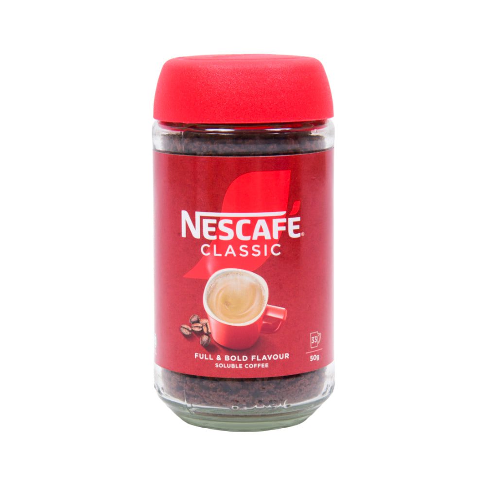 9556001249128_2be28838-bf23-4c7d-ae56-6688b2ae2e02.jpg NESCAFE COFFEE CLASSIC ORIGINAL 50 GM - Image 1
