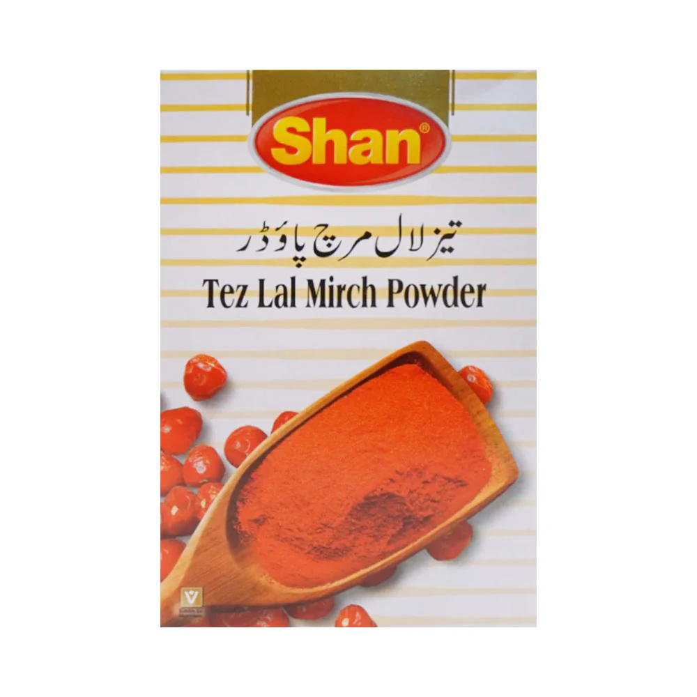 AFP-000013941 SHAN TEZ LAL MIRCH POWDER 50GM PCS - Image 1