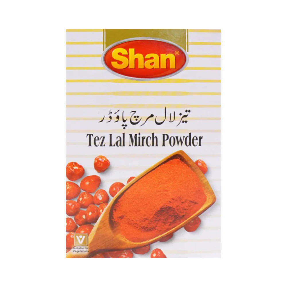 AFP-000013942 SHAN TEZ LAL MIRCH POWDER 90 GM - Image 1