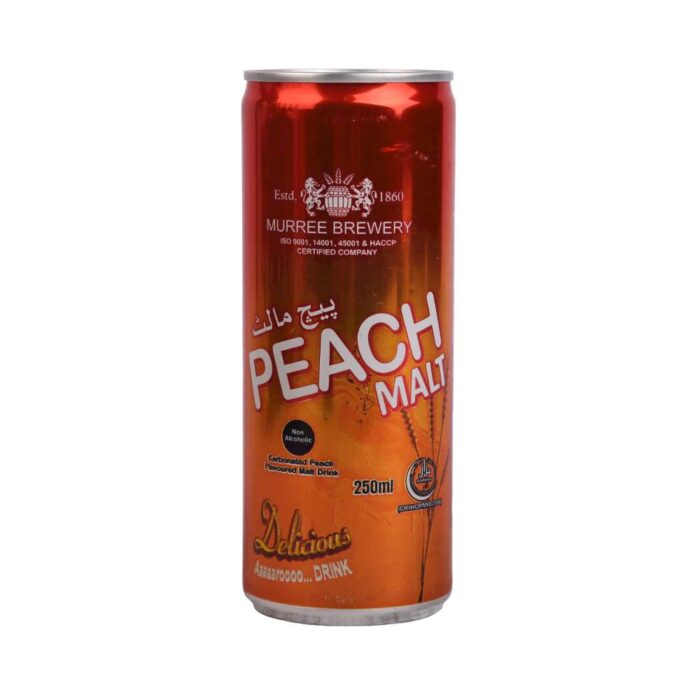 MURREE BREWERY PEACH MALT CAN 250 ML - Image 3