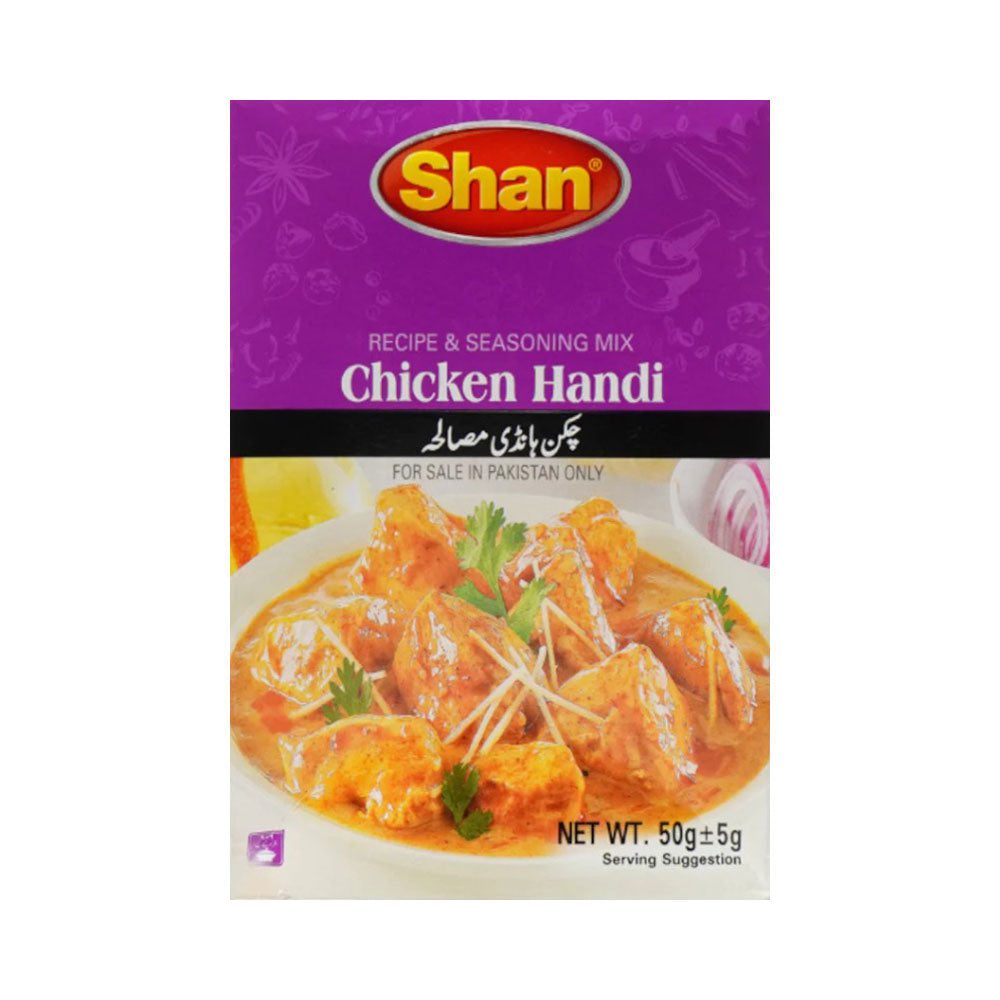 AFP-000114471_37693b9c-ee8b-4027-968d-fbb8ed13a6c7-1.jpg SHAN MASALA CHICKEN HANDI MIX 50 GM - Image 1