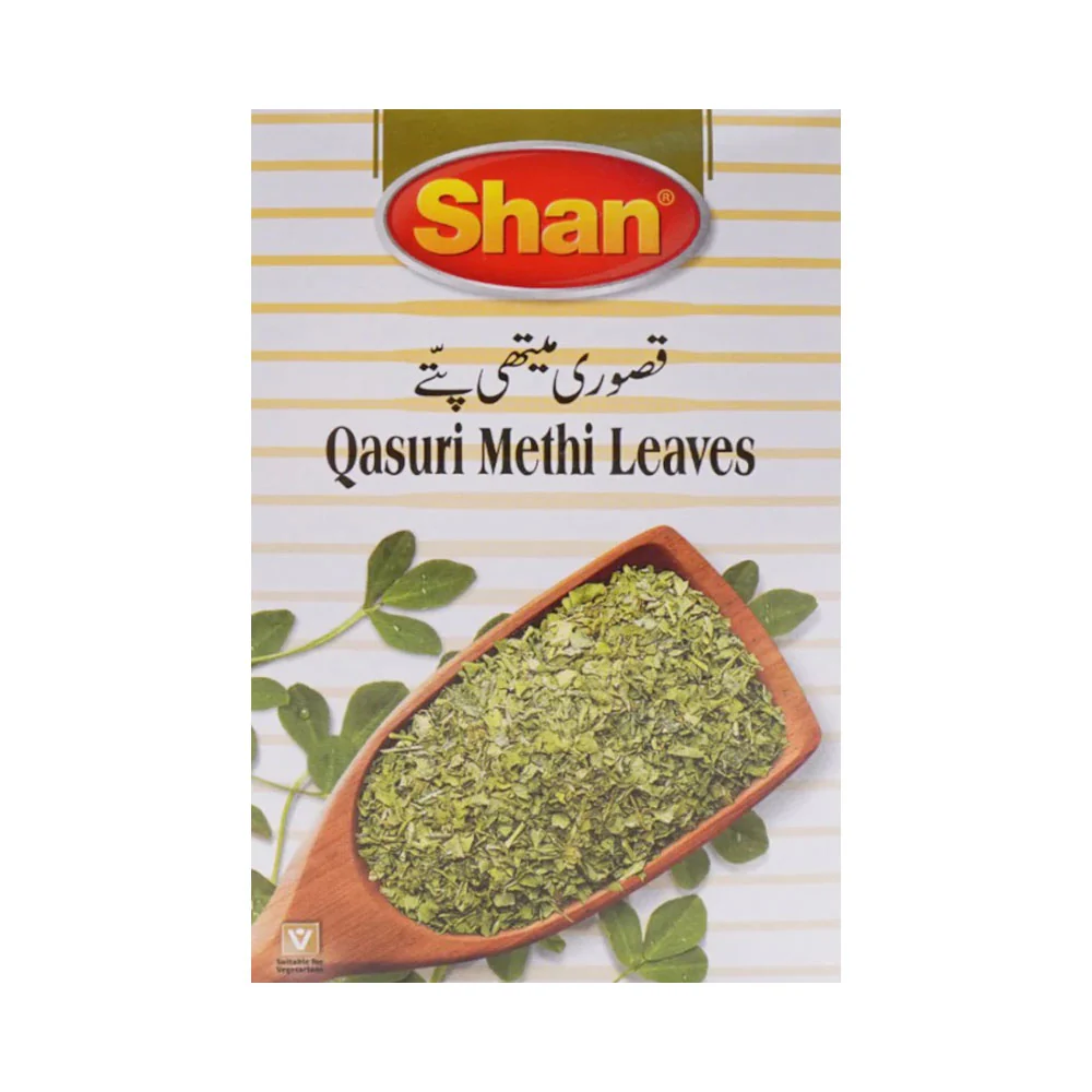 AFP-000114473_29e3490d-a79d-4fcc-9a1d-95a61c748703 SHAN QASURI METHI LEAVES MASALA 25 GM - Image 1