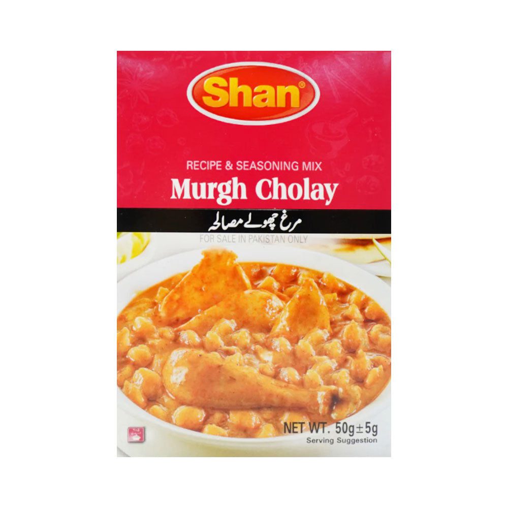 AFP-000114478_f865722f-1fab-4406-801a-65a1269a6bf9.jpg SHAN MASALA MURGH CHOLAY 50 GM - Image 1