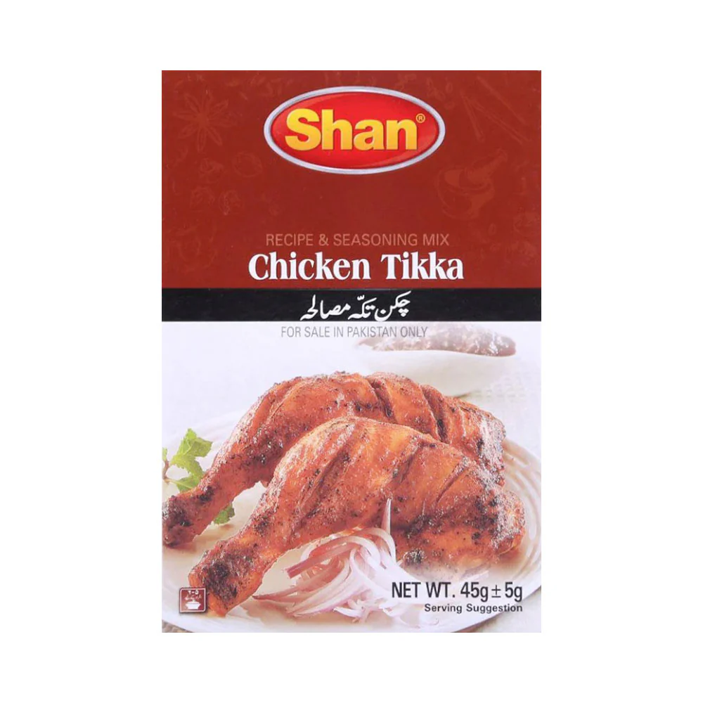 AFP-000114484_ff1fa353-8a0f-4b7b-b55f-b89ff1dfe3a1 SHAN MASALA CHICKEN TIKKA 45 GM - Image 1