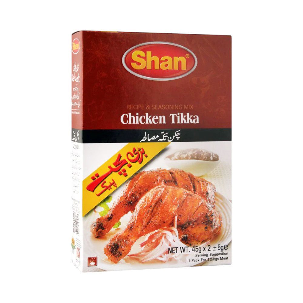 AFP-000114497_38c64a08-a332-4bf5-90af-4ee8a2d6d13f.jpg SHAN MASALA CHICKEN TIKKA ECONOMY PACK 100 GM - Image 1