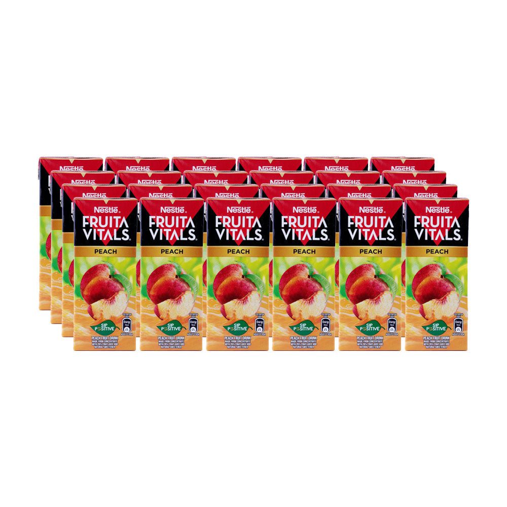 AFP-000115574-CARTON.jpg NESTLE JUICE FRUITA VITALS PEACH NECTAR 200 ML-CARTON - Image 1
