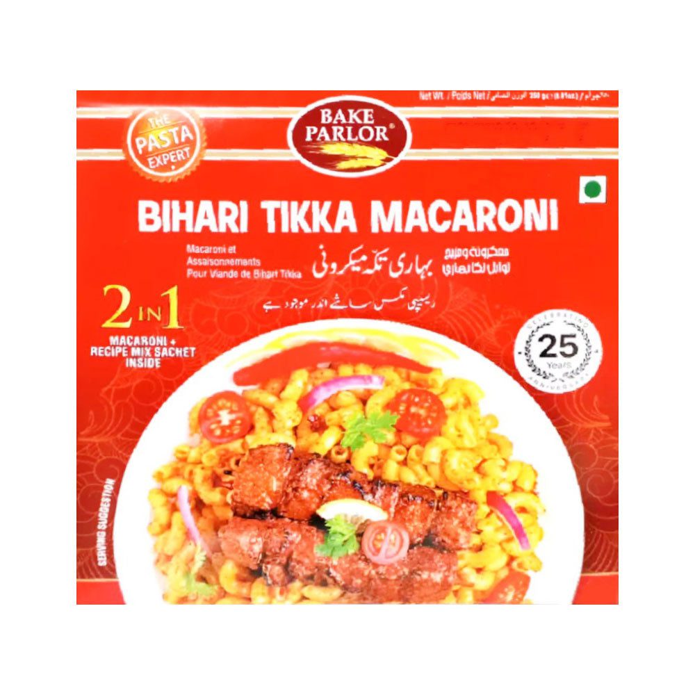 AFP-000398723.jpg BAKE PARLOR BIHARI TIKKA MACARONI 2 IN 1 250 GM - Image 1