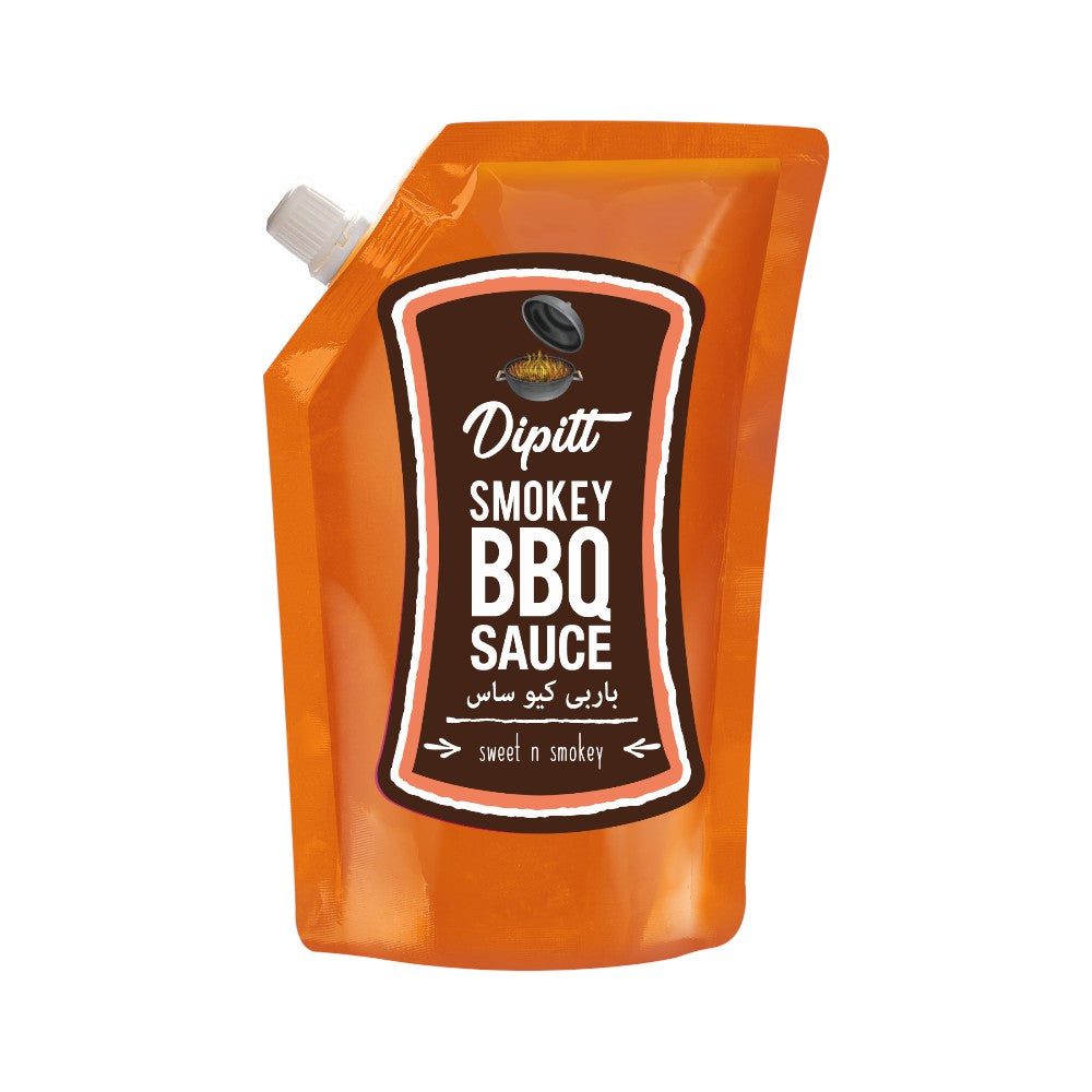 BBQSauce-400g.jpg DIPITT SMOKEY BBQ SAUCE 400 GM - Image 1