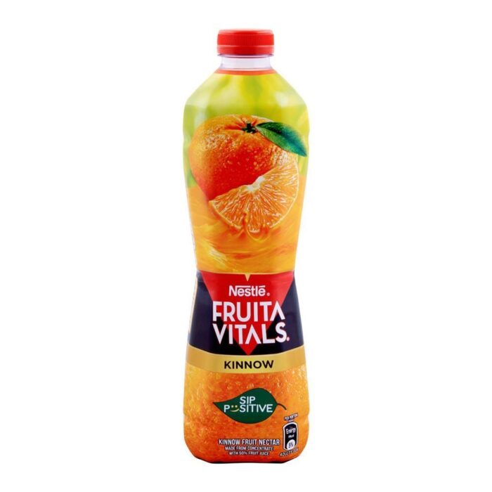 NESTLE JUICE FRUITA VITALS KINNOW NECTAR BOTTLE 1 LTR-CARTON - Image 2