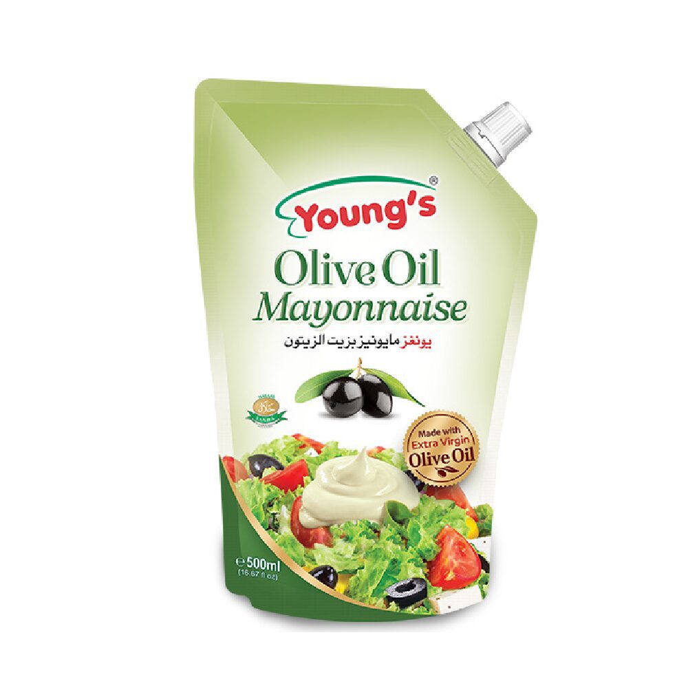 NewProject-2023-04-05T140230.863-1.png YOUNGS OLIVE OIL MAYONNAISE 500ML - Image 1