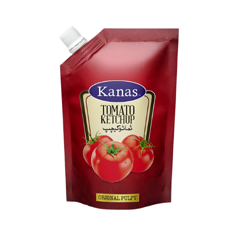 NewProject_217348a4-6a9a-4293-805b-7347fa5f5657-1.png KANAS TOMATO KETCHUP ORIGINAL POUCH 800 GM - Image 1