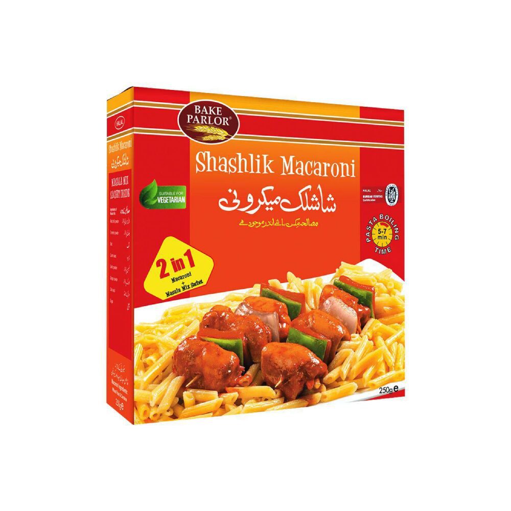 NewProject_2_6ba4690a-aa89-420c-8515-7419de60d16e.png BAKE PARLOR SHASHLIK MACARONI 2 IN 1 250 GM - Image 1