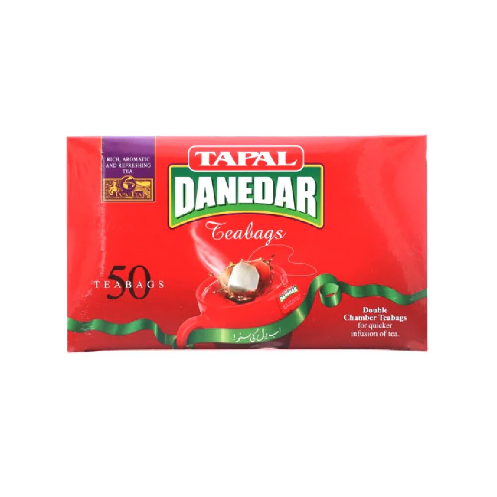 NewProject_3_64dcb793-5d31-4ec6-990c-3444e46b1f2e.png TAPAL DANEDAR REGULAR TEA BAG 50S 100 GM - Image 1