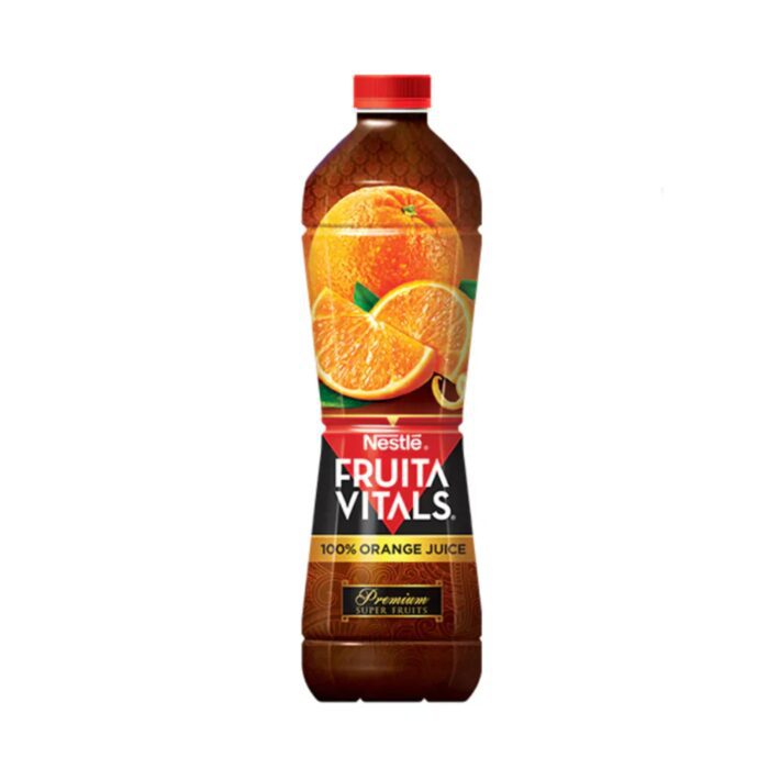 NESTLE JUICE FRUITA VITALS 100% ORANGE PREMIUM 1 LTR-CARTON - Image 3