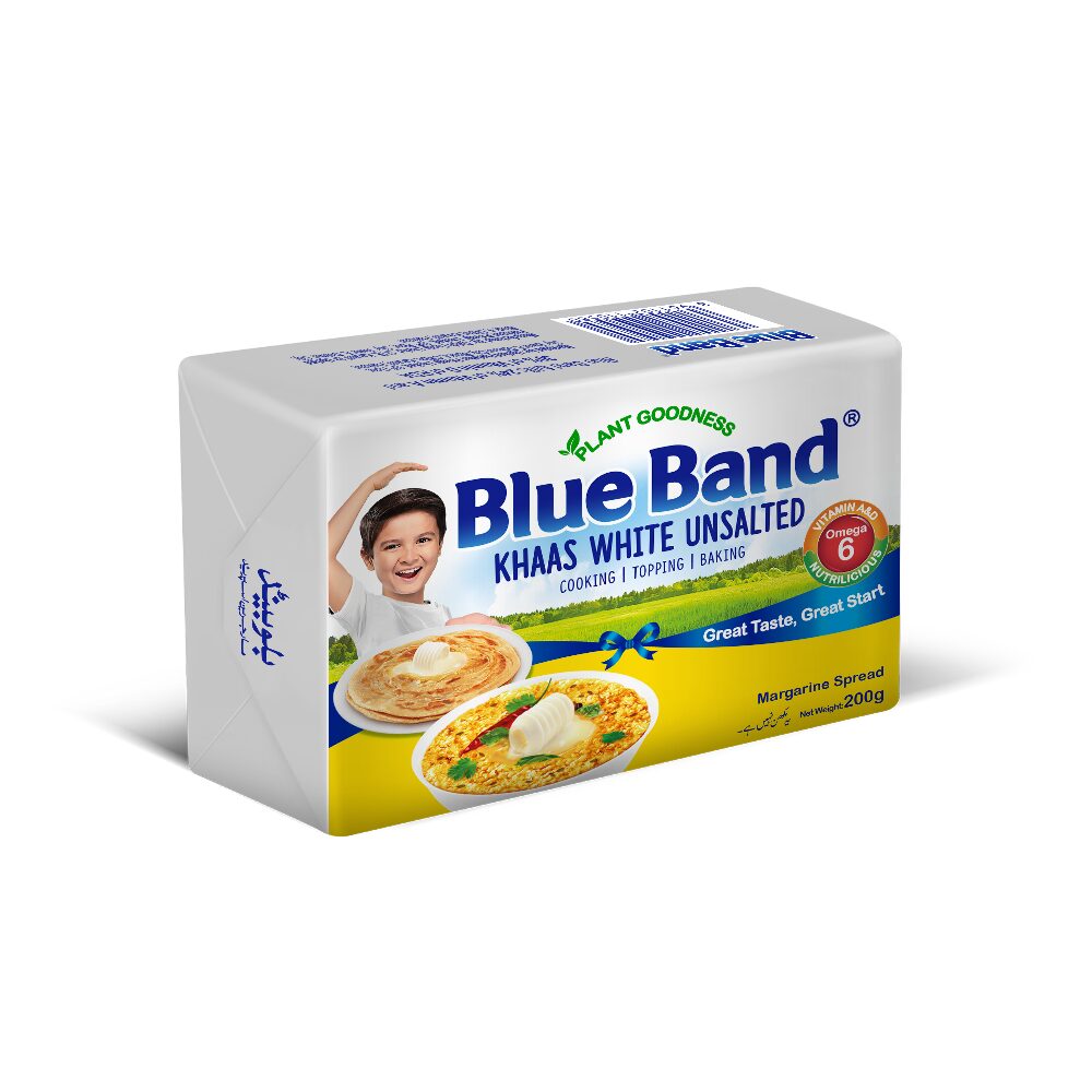 NewProject_40_b092dfe5-b009-4eab-aae9-4e06ddb4d27d.png BLUE BAND KHAAS WHITE UNSALTED MARGARINE SPREAD 200 GM - Image 1