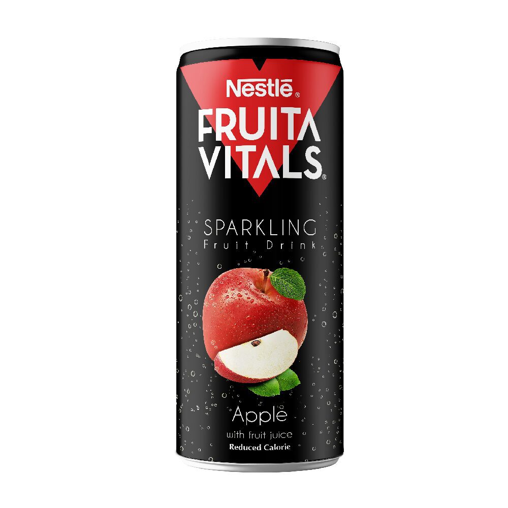 NewProject_44_a3496898-c6a2-4890-85ee-59948d1e4744.png NESTLE FRUITA VITALS SPARKLING FRUIT DRINK APPLE CAN 250ML - Image 1