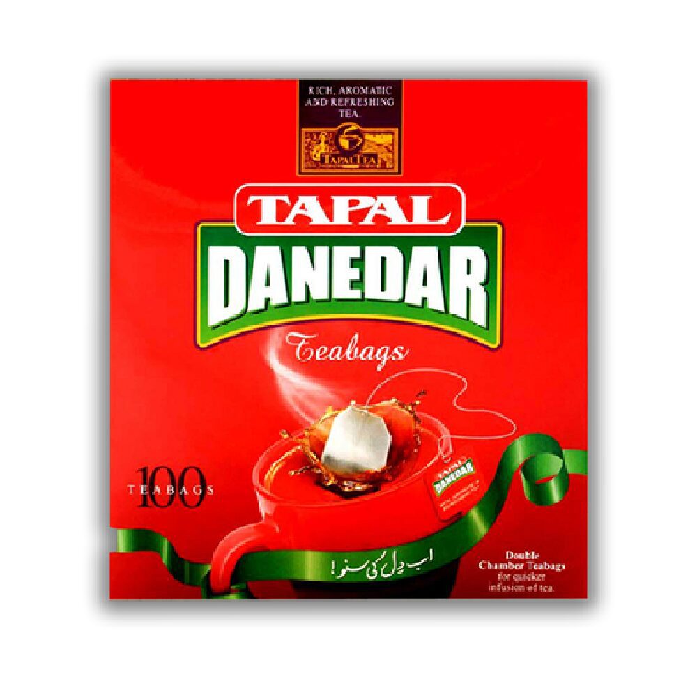 NewProject_4_8681c683-2821-4e83-87b8-41f1332f6ff7.png TAPAL DANEDAR 100 TEA BAGS 200 GM - Image 1