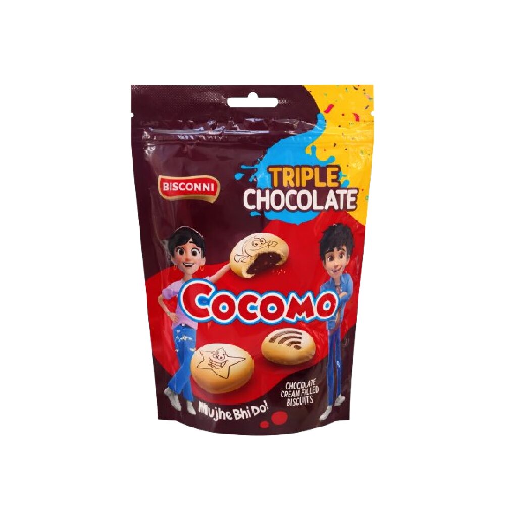 NewProject_60_2055a690-94e1-4a45-a208-4c1ff259c758.png BISCONNI COCOMO CHOCOLATE BISCUIT PARTY PACK 54 GM - Image 1