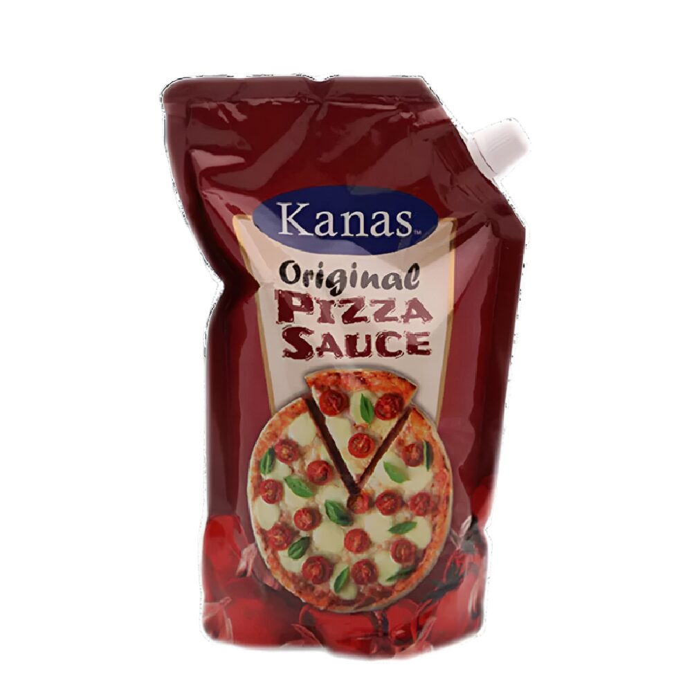 NewProject_69_a11fc574-bf92-48fe-a1db-2b32b4a0ecc1-1.png KANAS PIZZA SAUCE ORIGINAL POUCH 400 GM - Image 1