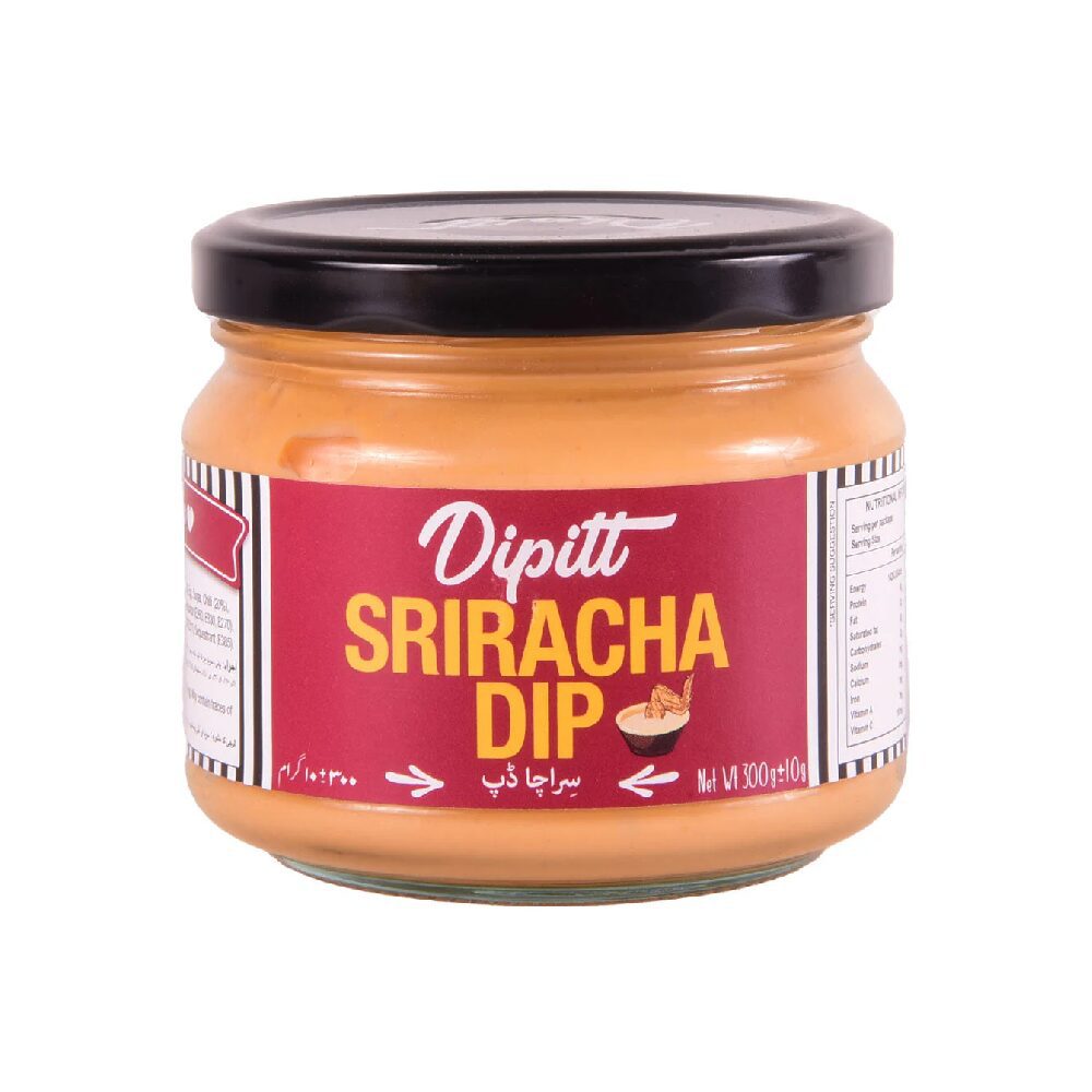 NewProject_92269332-afd9-40d4-ad15-494c8ebf1b90-1.png DIPITT SRIRACHA MAYO DIP SAUCE 300 GM - Image 1