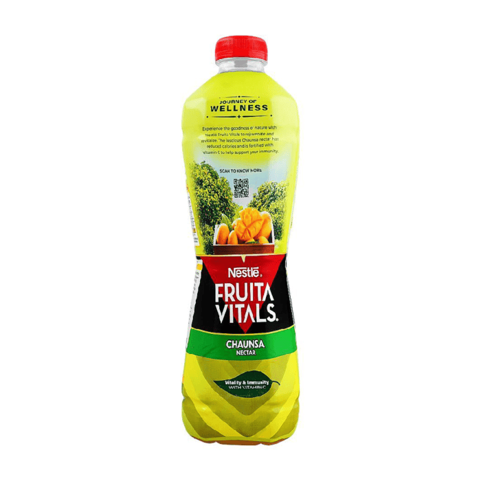 NESTLE JUICE FRUITA VITALS CHAUNSA NECTAR BOTTLE 1 LTR - Image 2