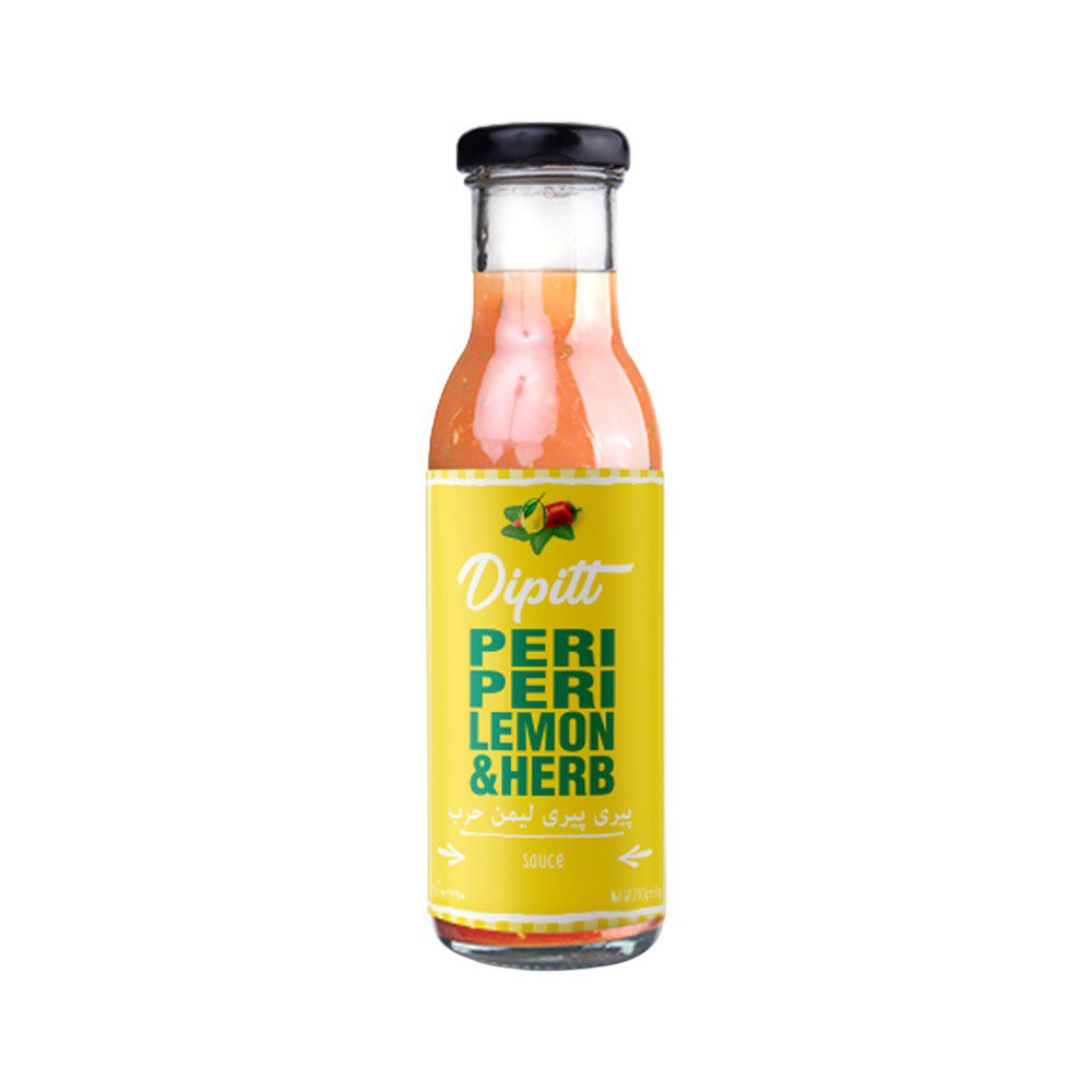 PeriPeriLemon_Herb_1-1.jpg DIPITT PERI PERI LEMON AND HERB SAUCE 290 GMS - Image 1