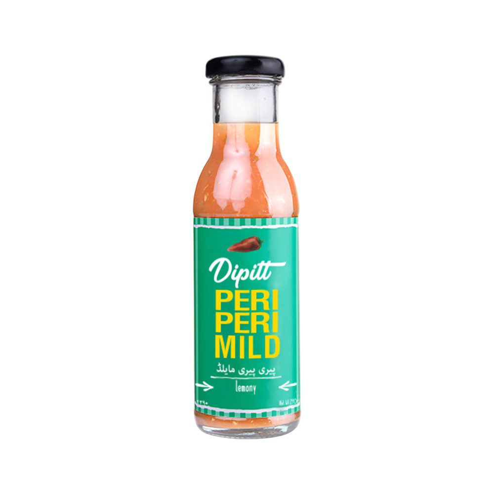 PeriPeriMild-1.jpg DIPITT PERI PERI MILD SAUCE BOTTLE 300GM - Image 1