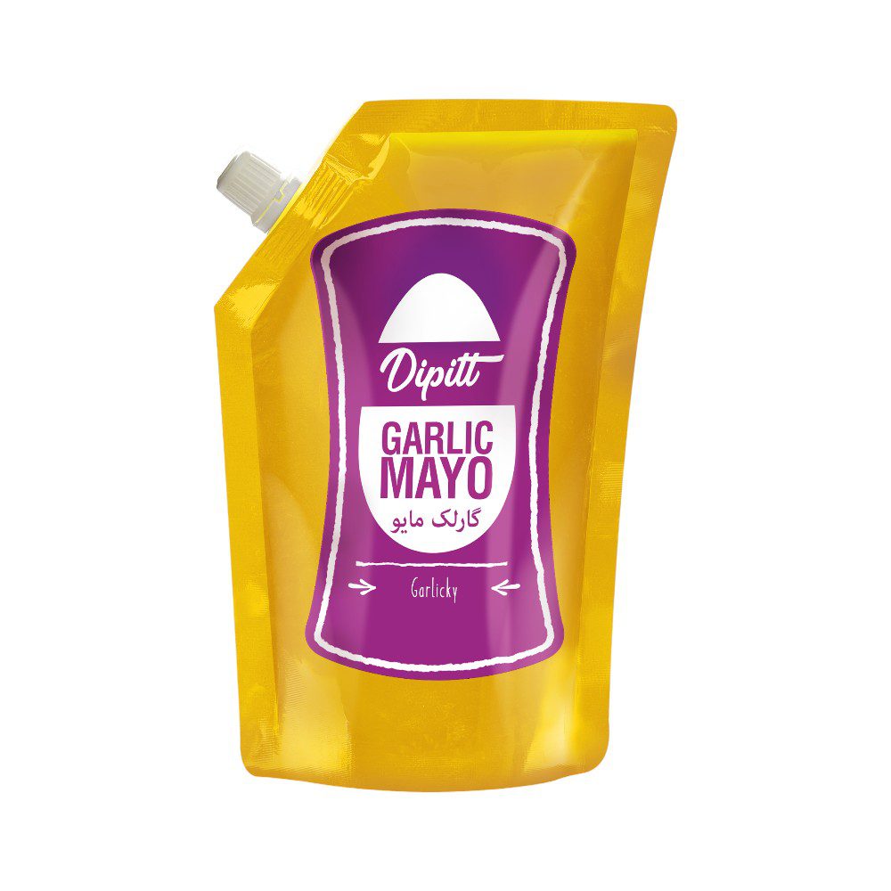 garlicMayo400g.jpg DIPITT GARLIC MAYO 400 GM - Image 1